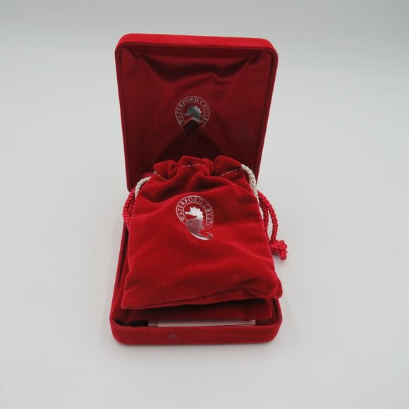 New Waterford Crystal 12 Days Of Christmas 2004 Ornament Velvet Pouches Box - Picture 11 of 14